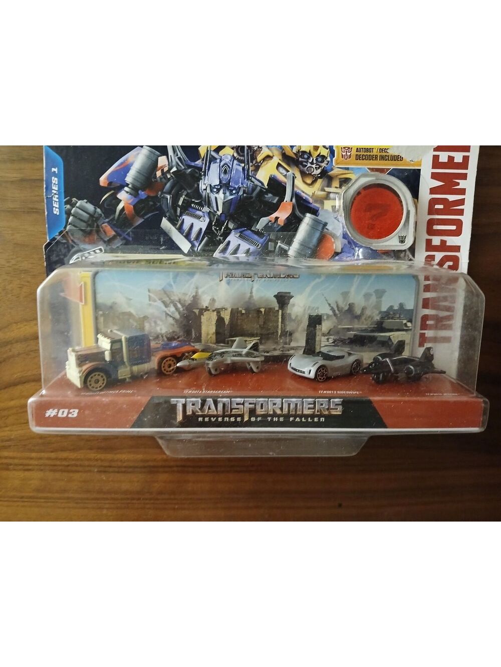 Micro Machines Transformers Series 1 #03 Optimus Starscream Sideswipe Jetfire
